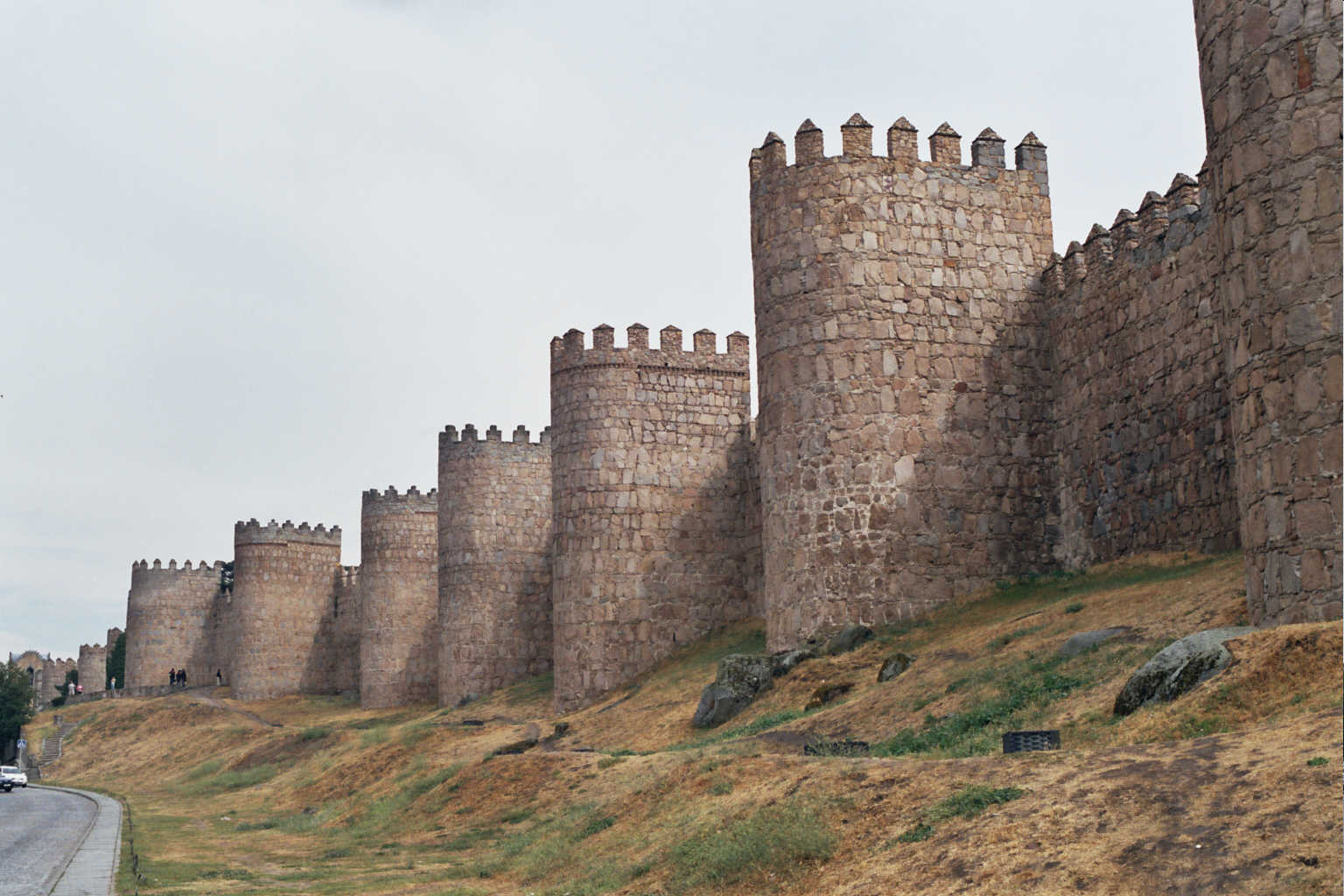 Las murallas de Avila, España